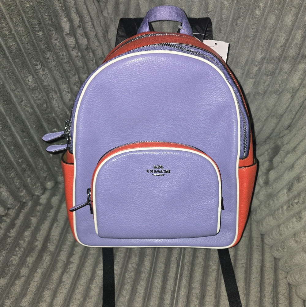 Coach Purple and Orange Women's Backpack